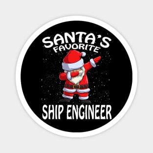 Santas Favorite Ship Engineer Christmas Magnet